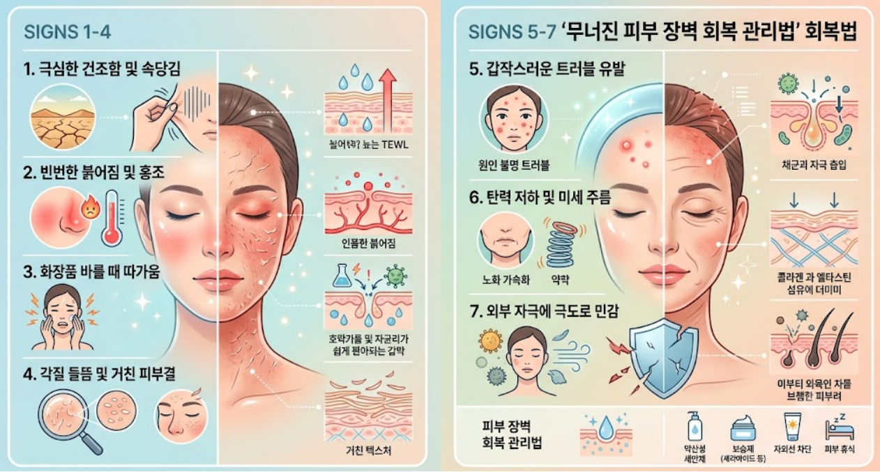 피부장벽 회복 관리법