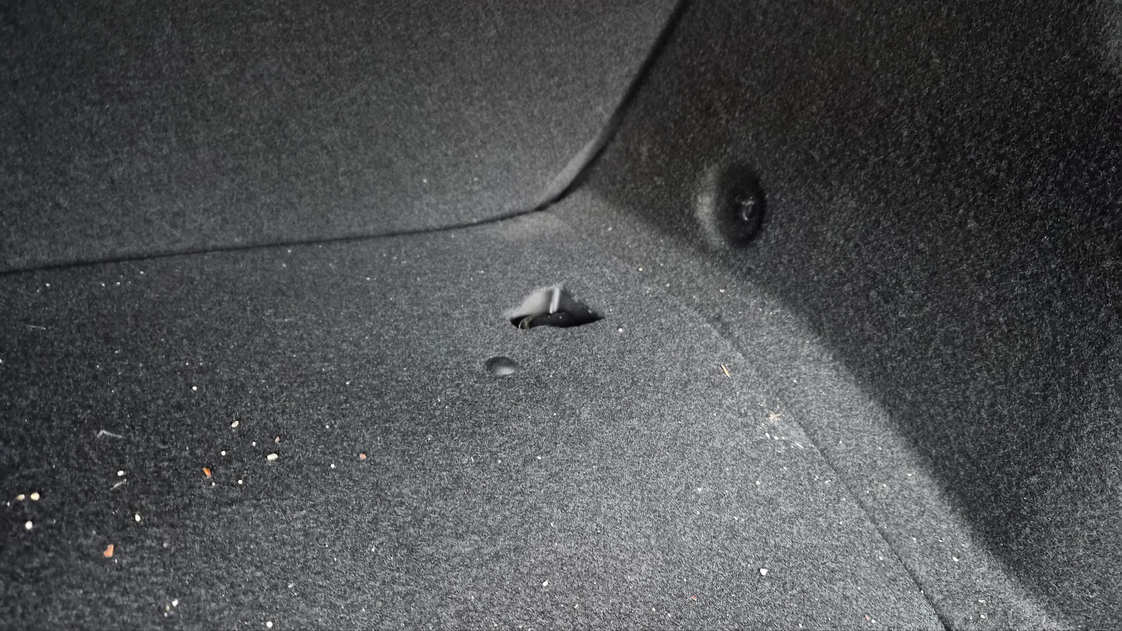 금속 D링이 보이지 않는 모습