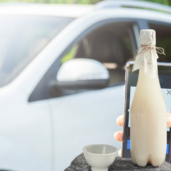 차고사에 사용한 막걸리