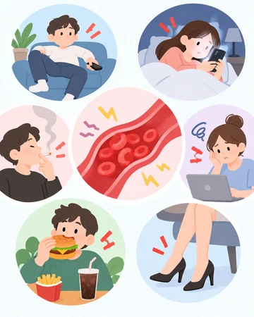 혈액순환에 영향을 주는 일상 습관6