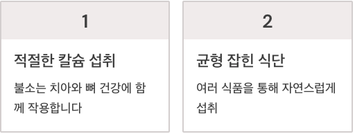 불소 균형잡힌 식단