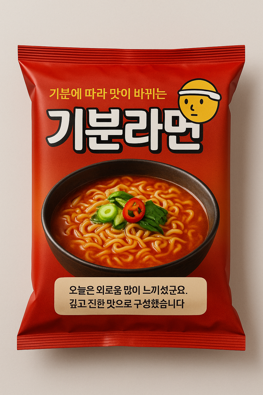 기분에 따라 맛이 바뀌는 라면