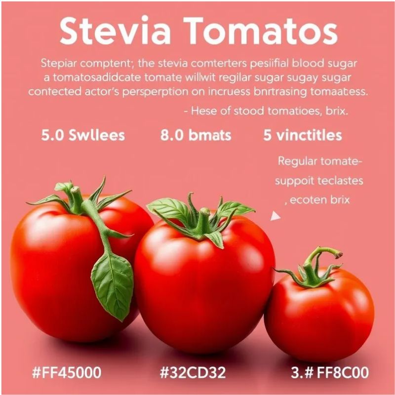 스테비아 토마토, 혈당에 괜찮을까? - 당 성분&middot;혈당 영향&middot;당뇨/다이어트 식단에서의 안전성