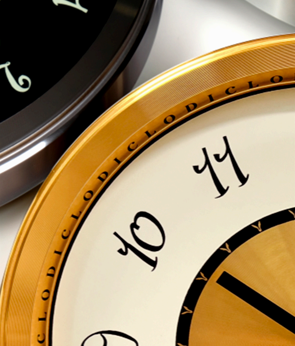 Korean Wall Clock Brand 'Diclo' - High quality Aluminum Clock