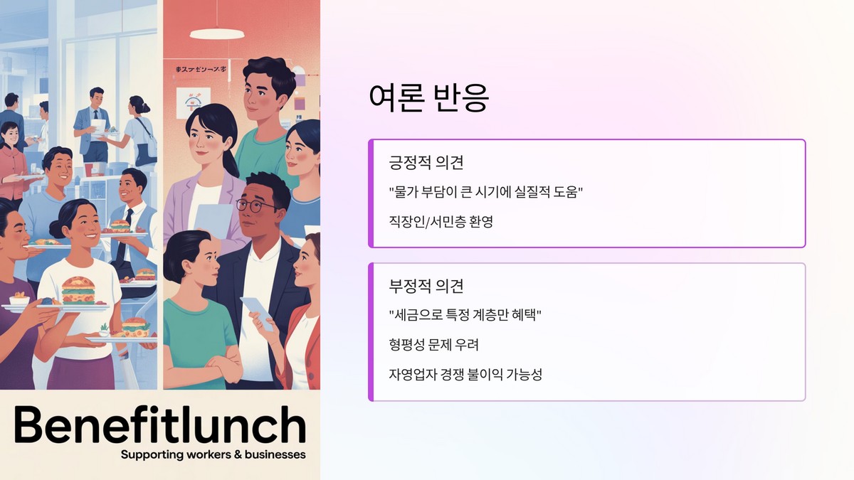 온라인 반응과 형평성 논란