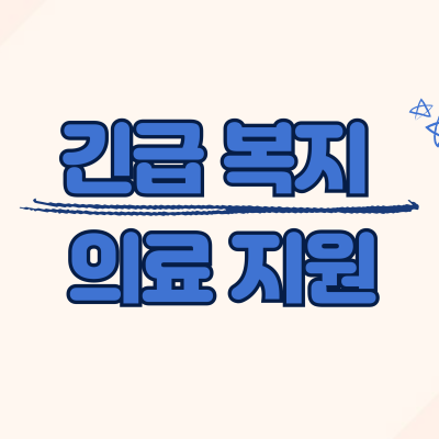 긴급복지 의료지원