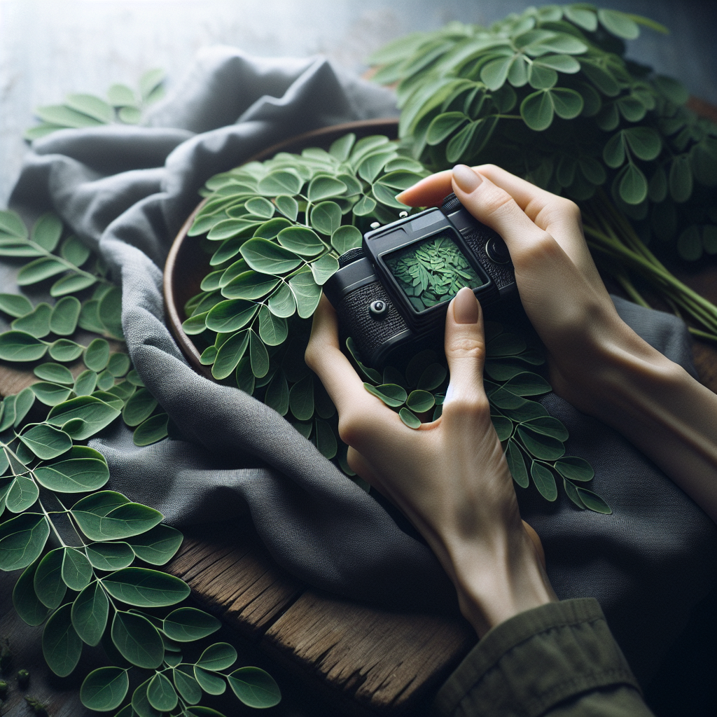 모링가 잎 이미지