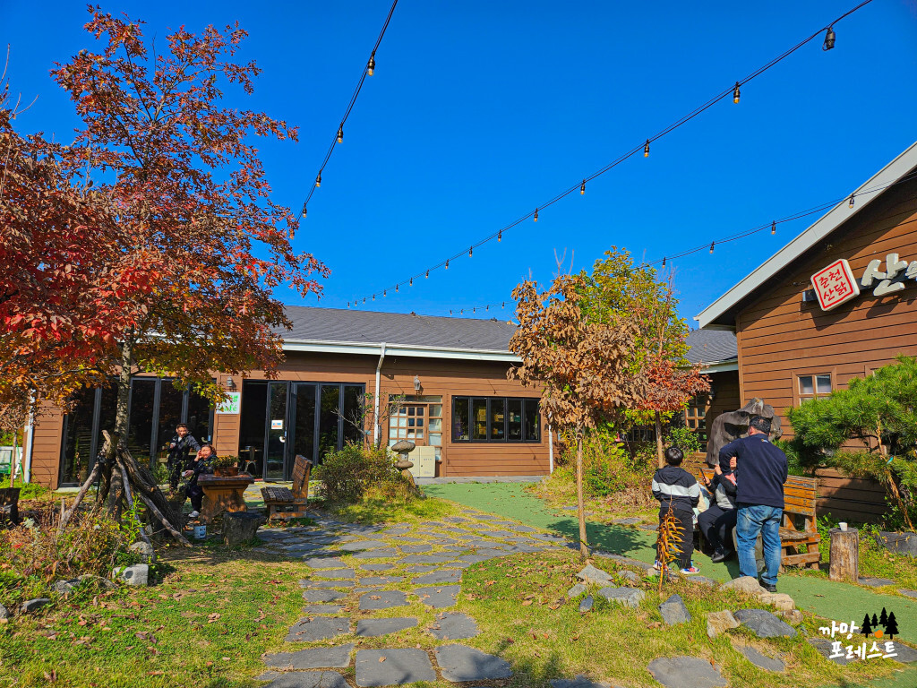 춘천 산속에 닭갈비 마당
