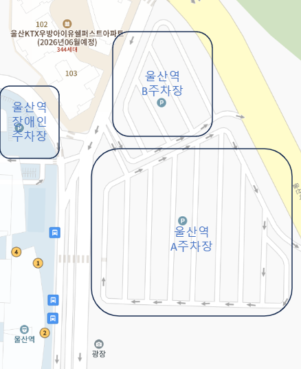 울산역 주차장 현황