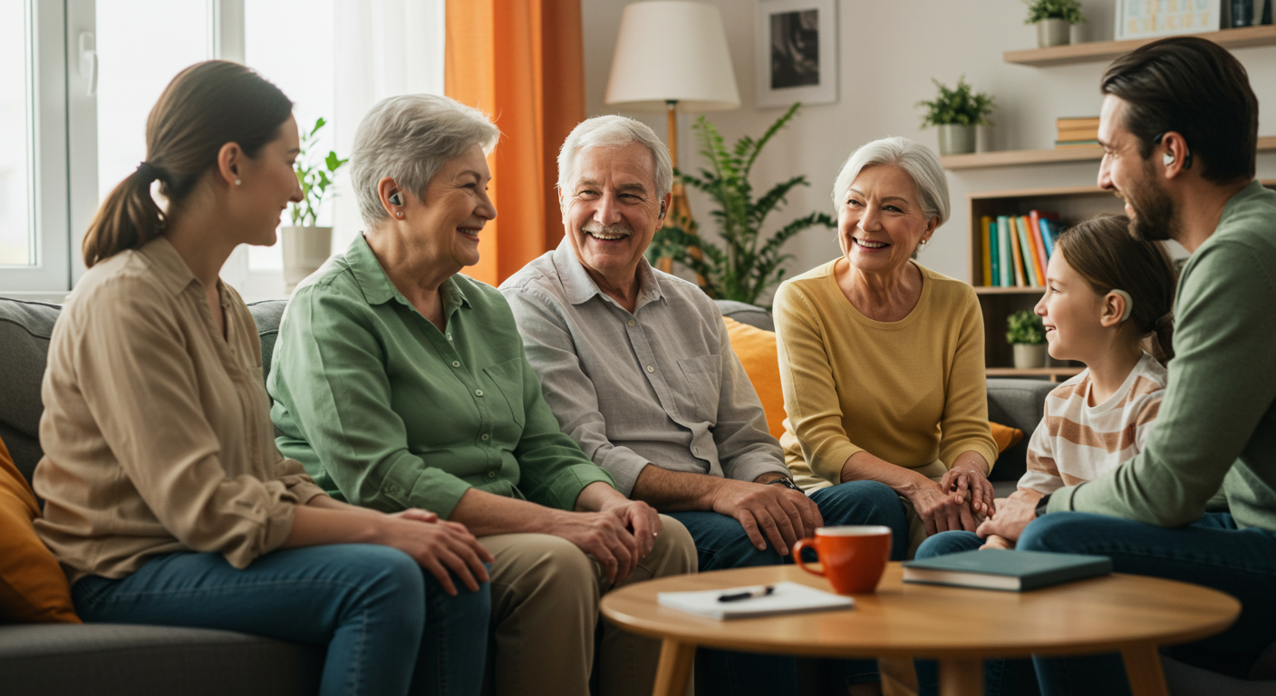 부모님의 난청, 이제 대화의 벽을 허물 시간이에요!