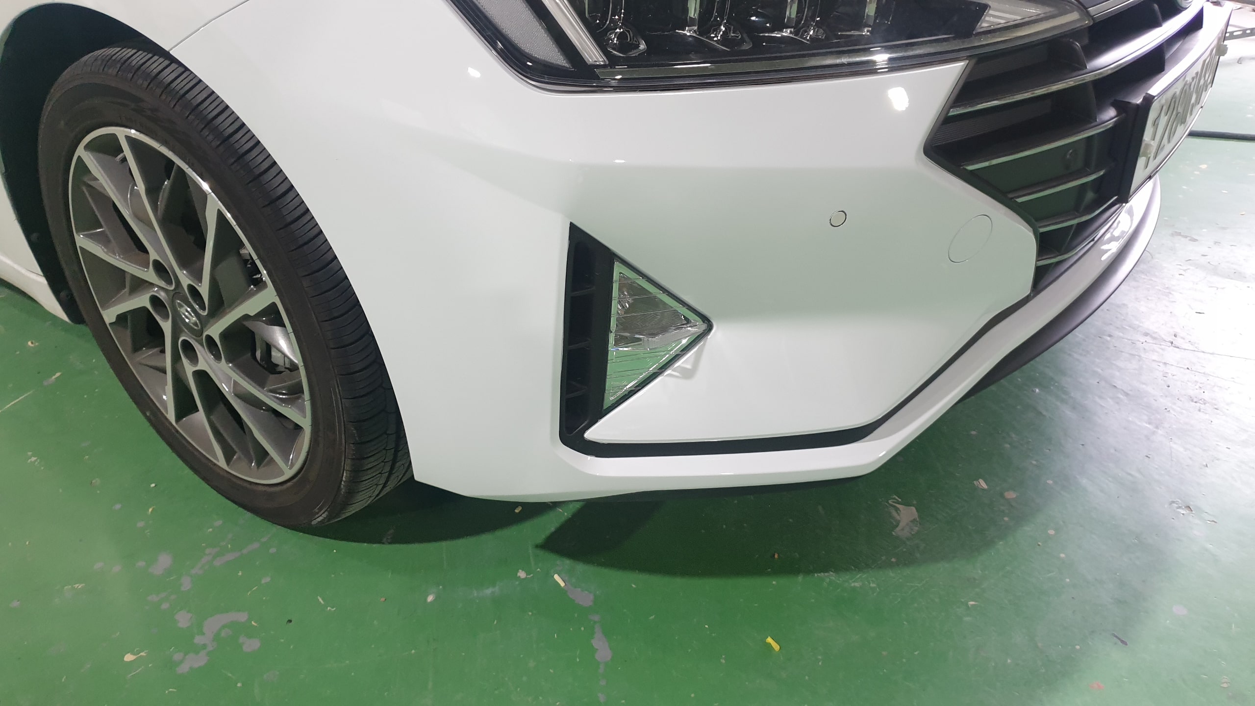 작업 완료 범퍼도색 - 작업 완료