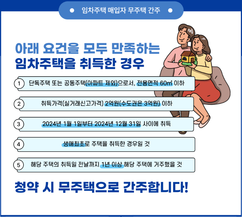 2024년 주택청약제도 개편 사항