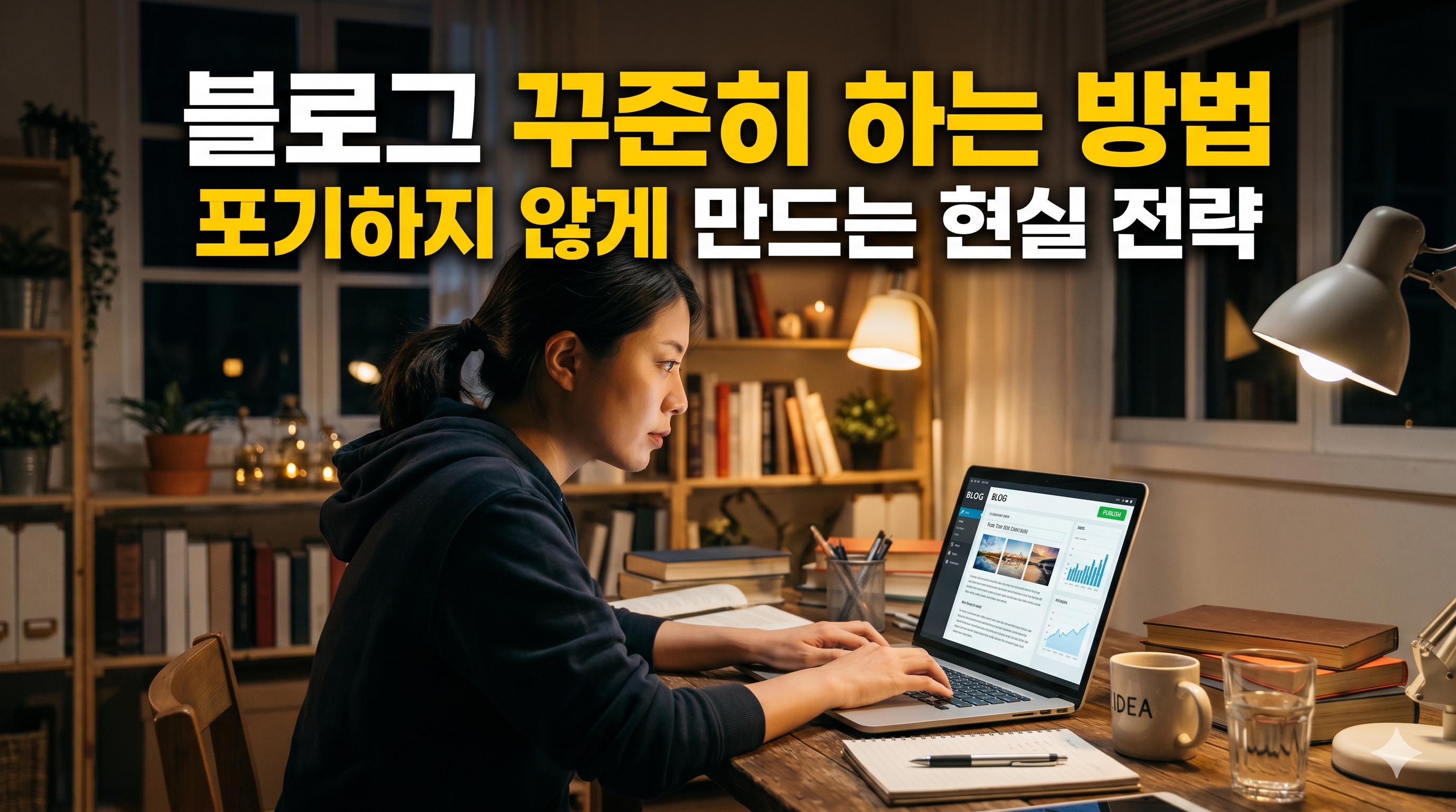 블로그 꾸준히 하는 방법 포기하지 않게 만드는 현실 전략