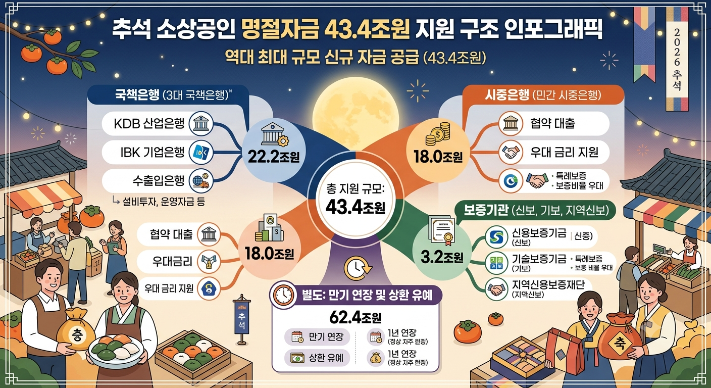 추석소상공인명절자금43.4조원