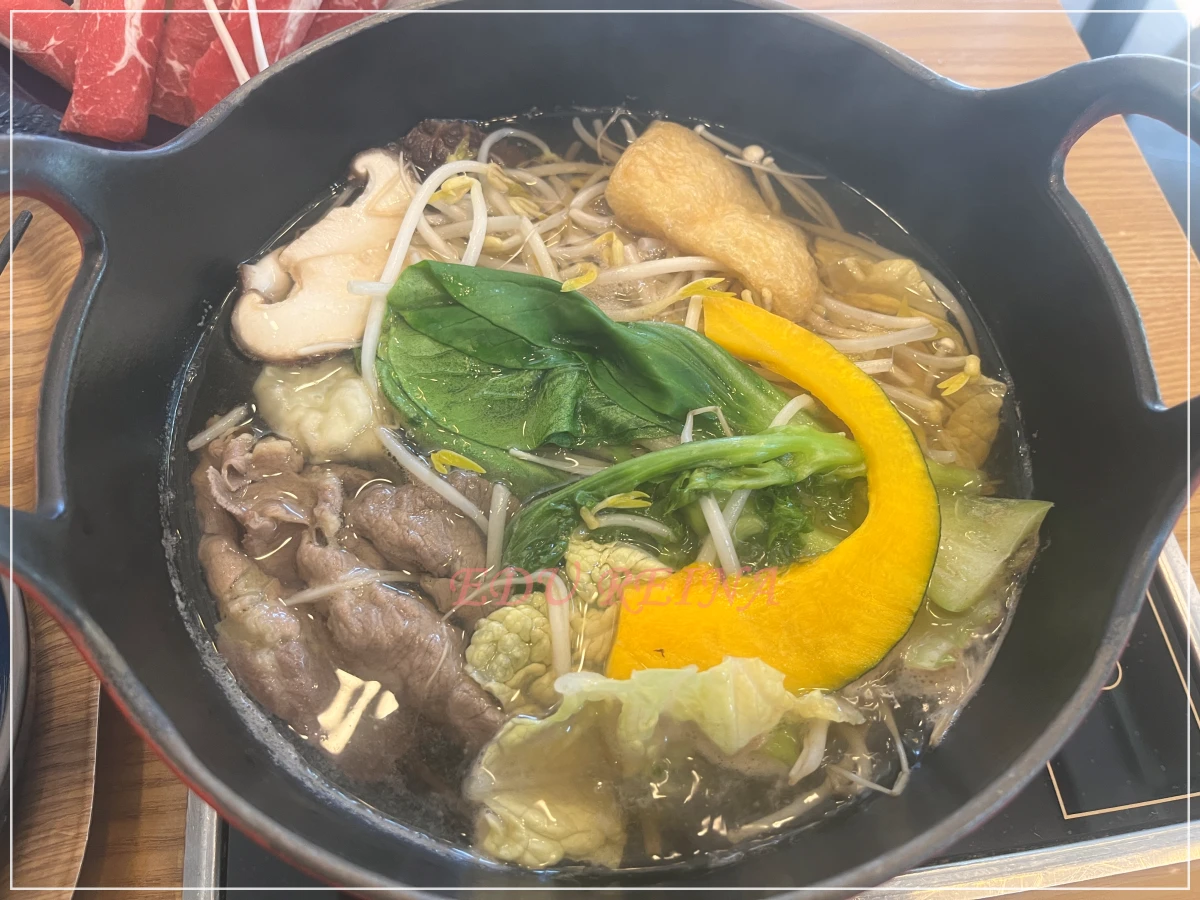 샤브샤브소반-재료-끓인-모습