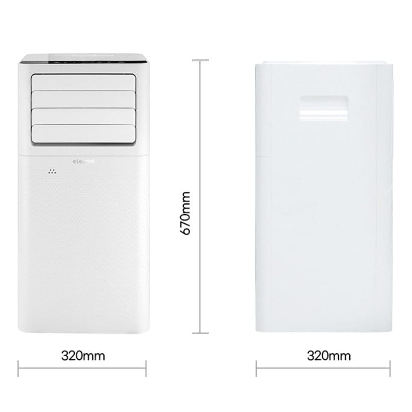 이동식 에어컨 일렉코디 사이즈