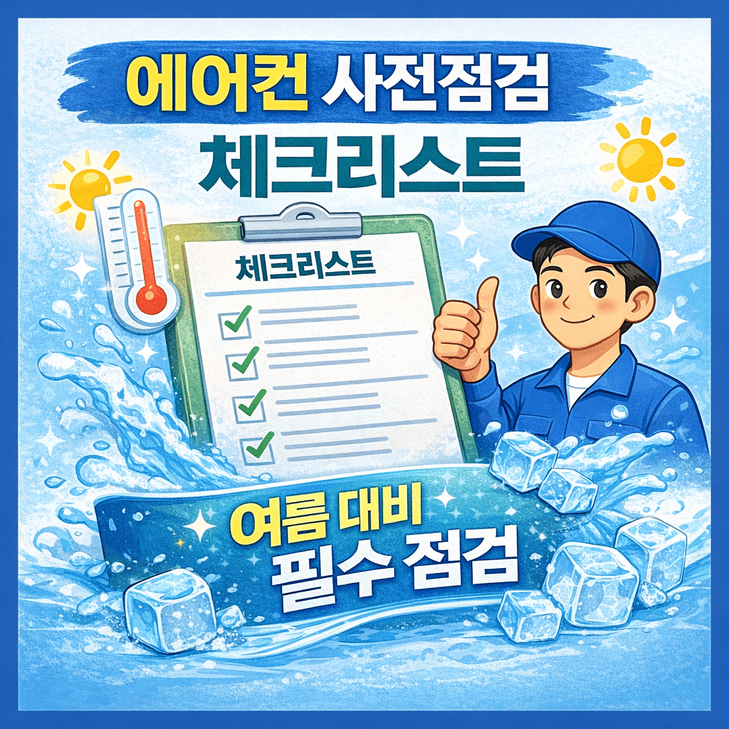 에어컨 사전점검 체크리스트 여름 대비 필수 점검