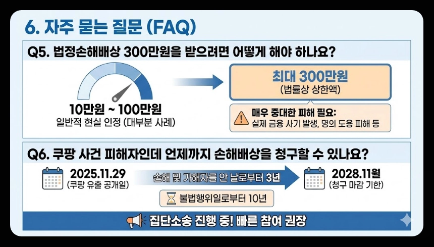 개인정보유출 피해보상금액