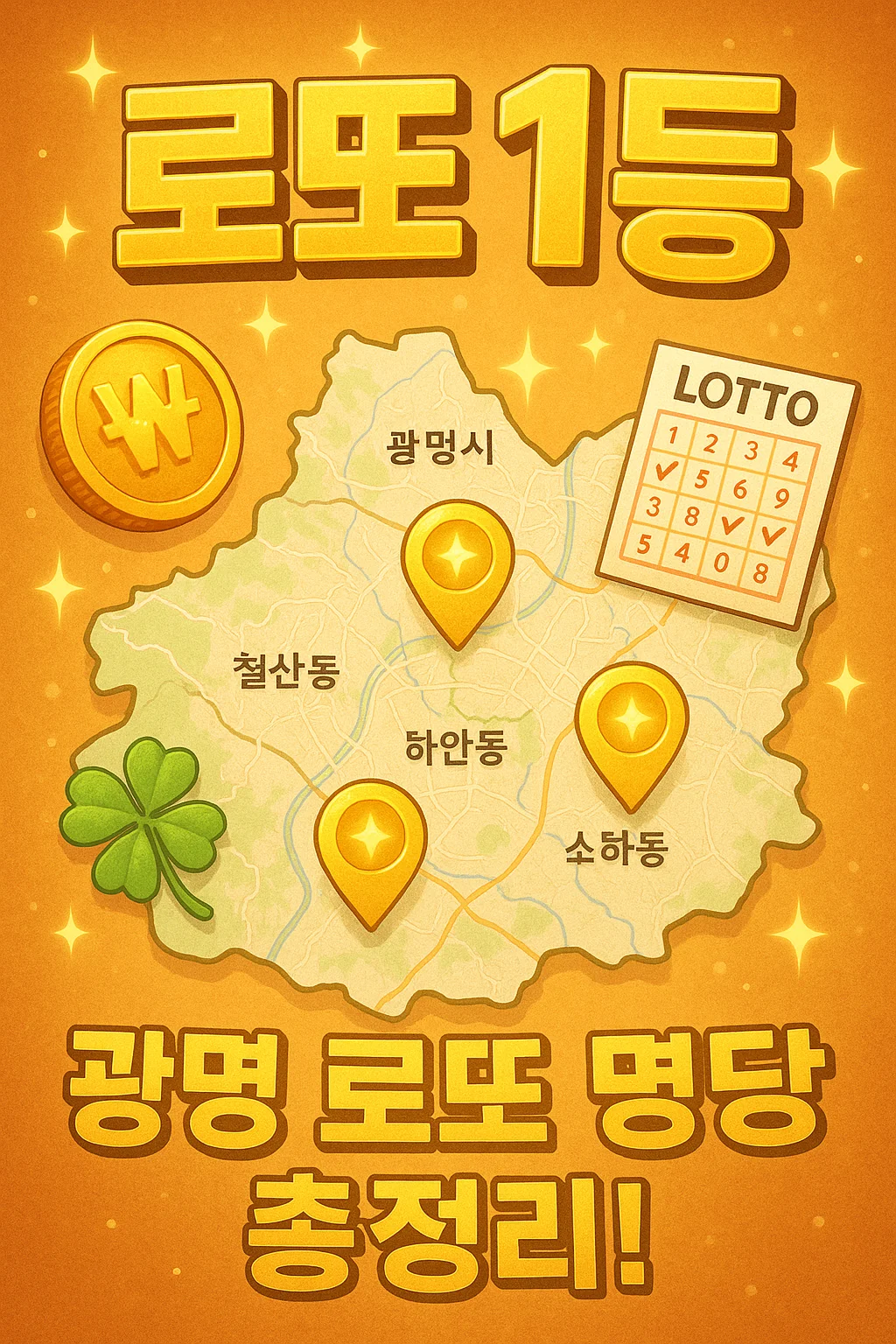 광명 로또 명당, 1등 판매점