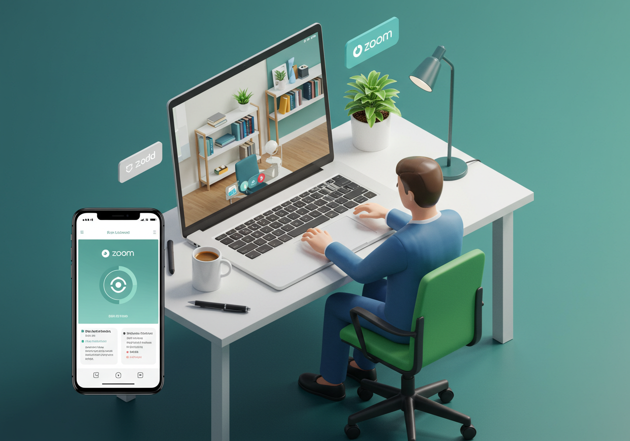 줌 Zoom 배경화면 설정 초간단 PC &amp; 모바일 완벽 정복!