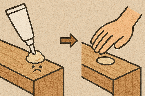 잘못 박은 나사/못 → 제거 후 구멍 복원 방법