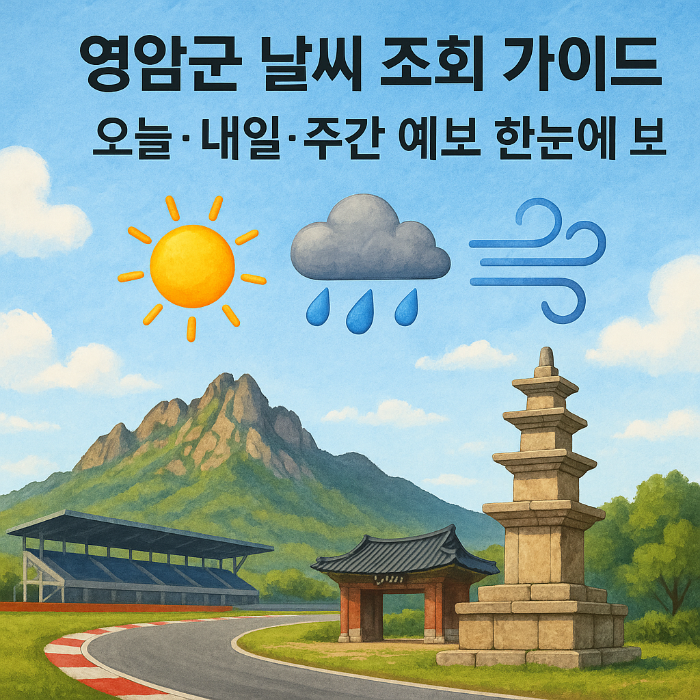 영암군 날씨 조회