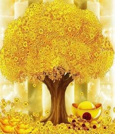 돈나무처럼-금이-둥실둥실-매달려있는-금나무