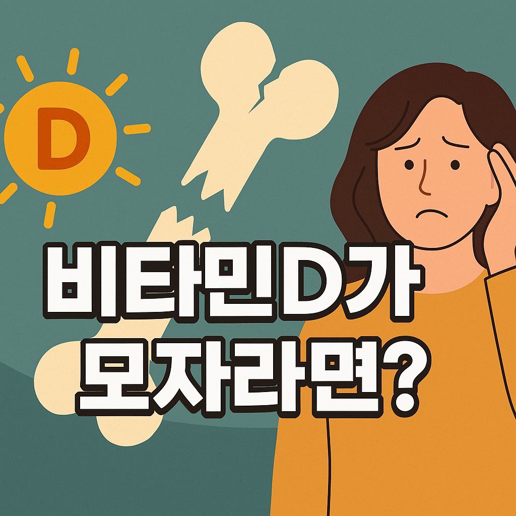 비타민D가 모자라면?