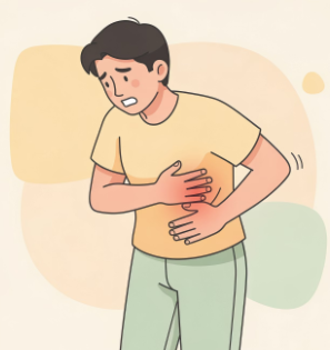 오른쪽 갈비뼈 아래 통증