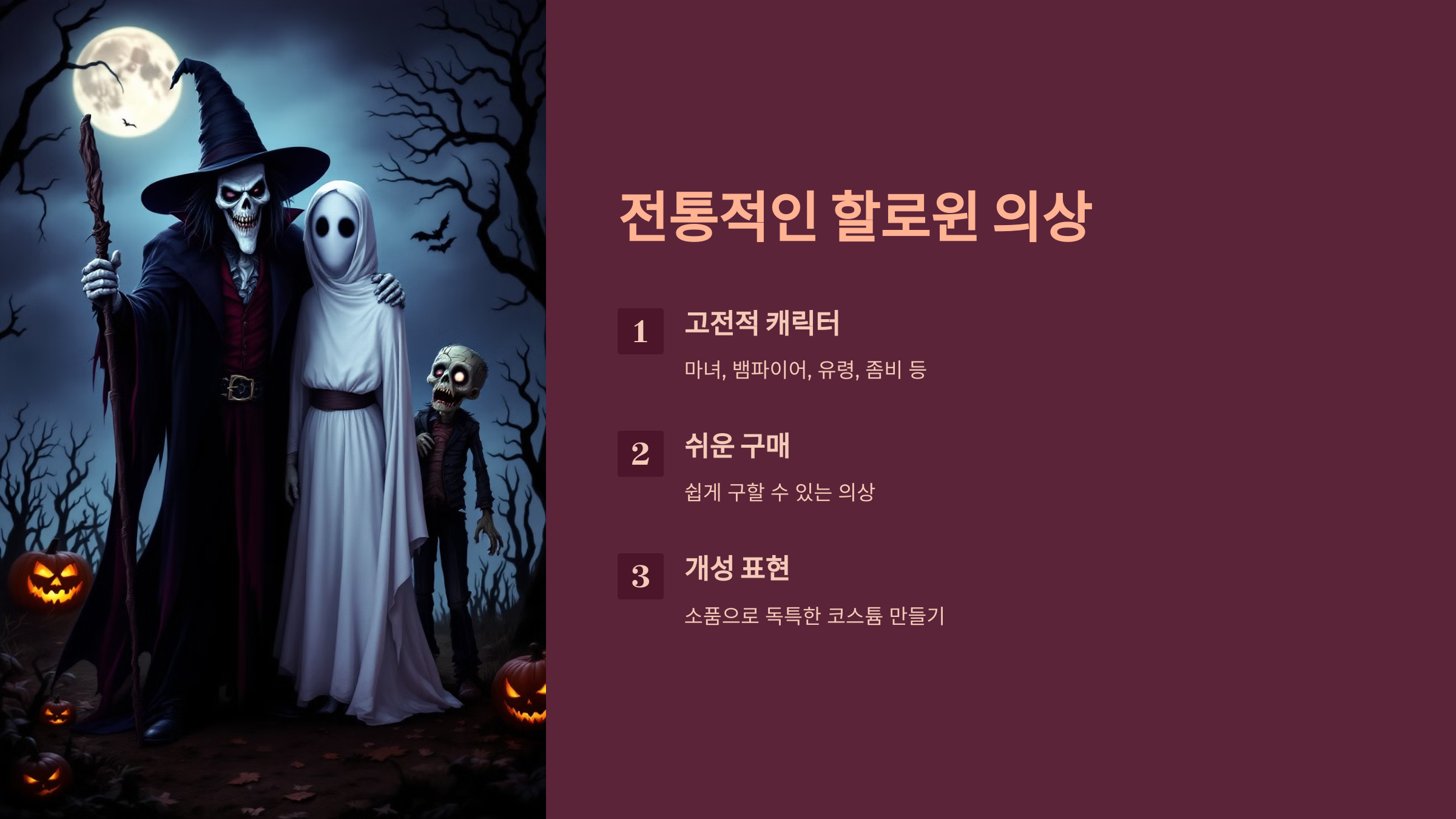 할로윈의 마법