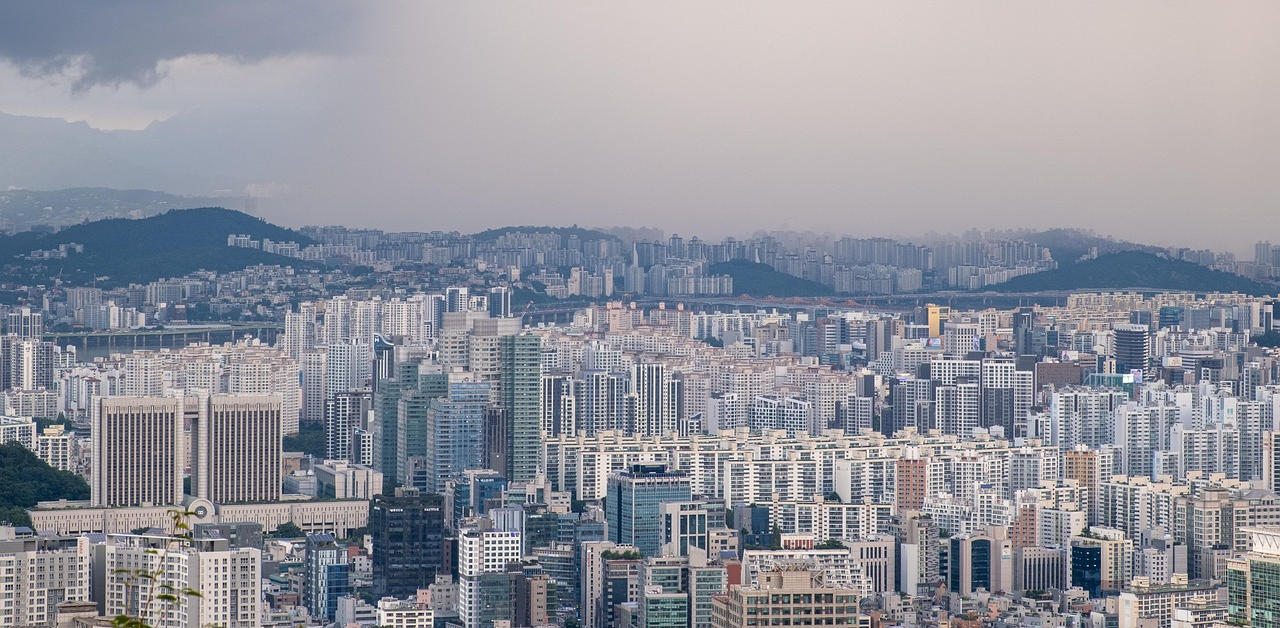 서울시 아파트 전경