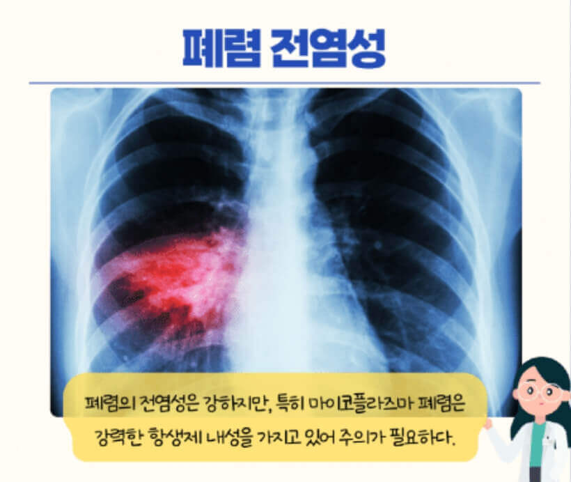 폐렴 전염성