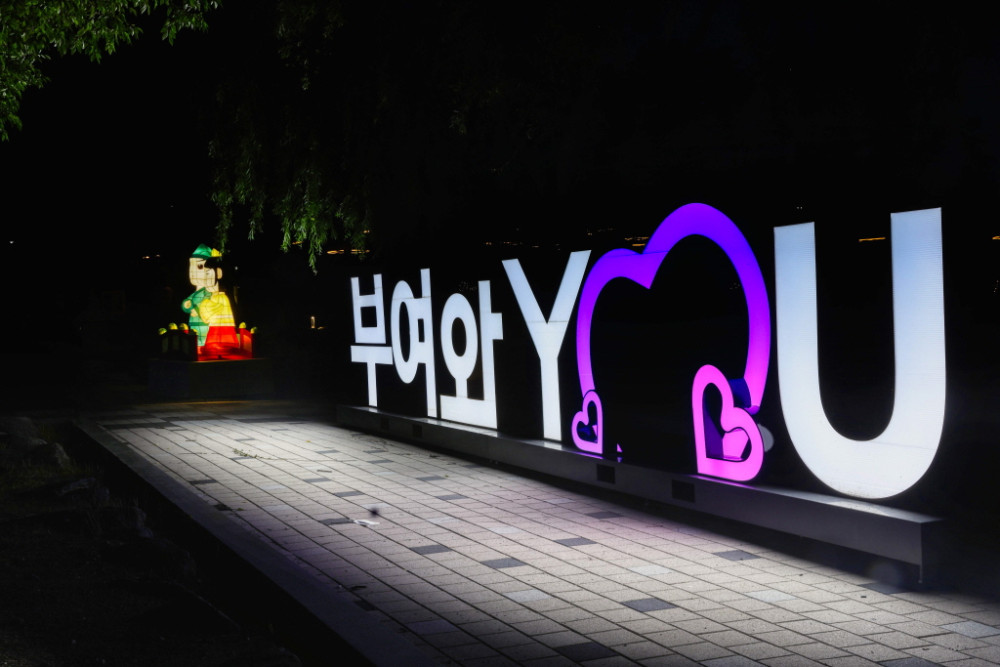 부여 연꽃축제 야경