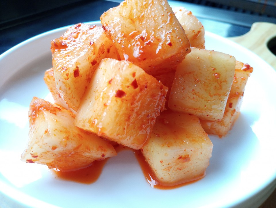 깍두기 맛있게 담는법