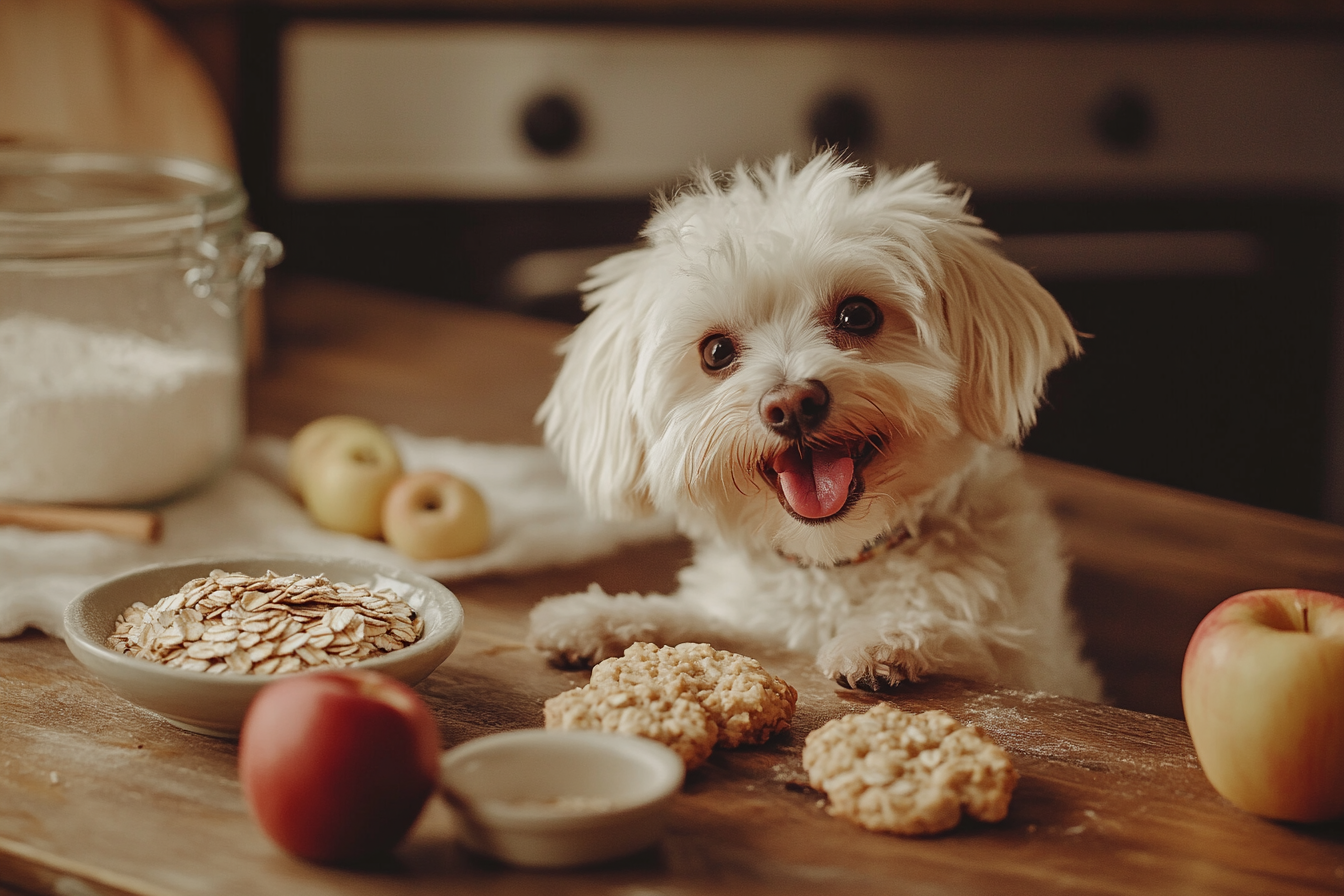 사과 오트밀 쿠키