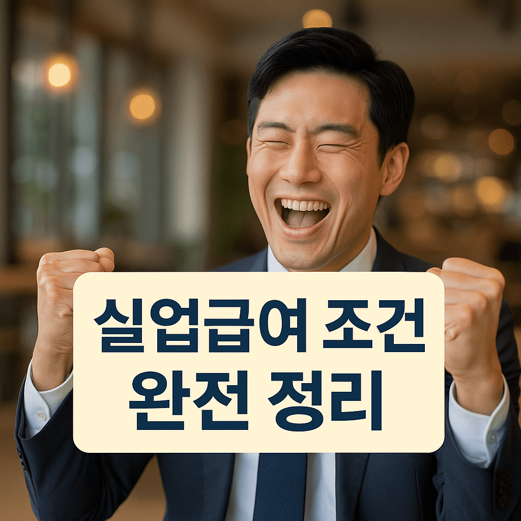 실업급여 조건 정리
