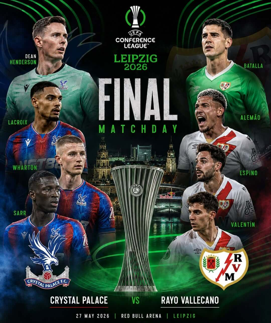 UEFA 유로파 컨퍼런스리그 크리스탈 팰리스 vs 라요 경기일정 시간 중계 프리뷰