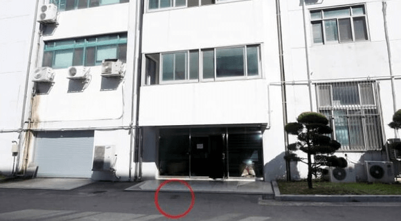 추락사 범죄 현장 인하대 캠퍼스 건물