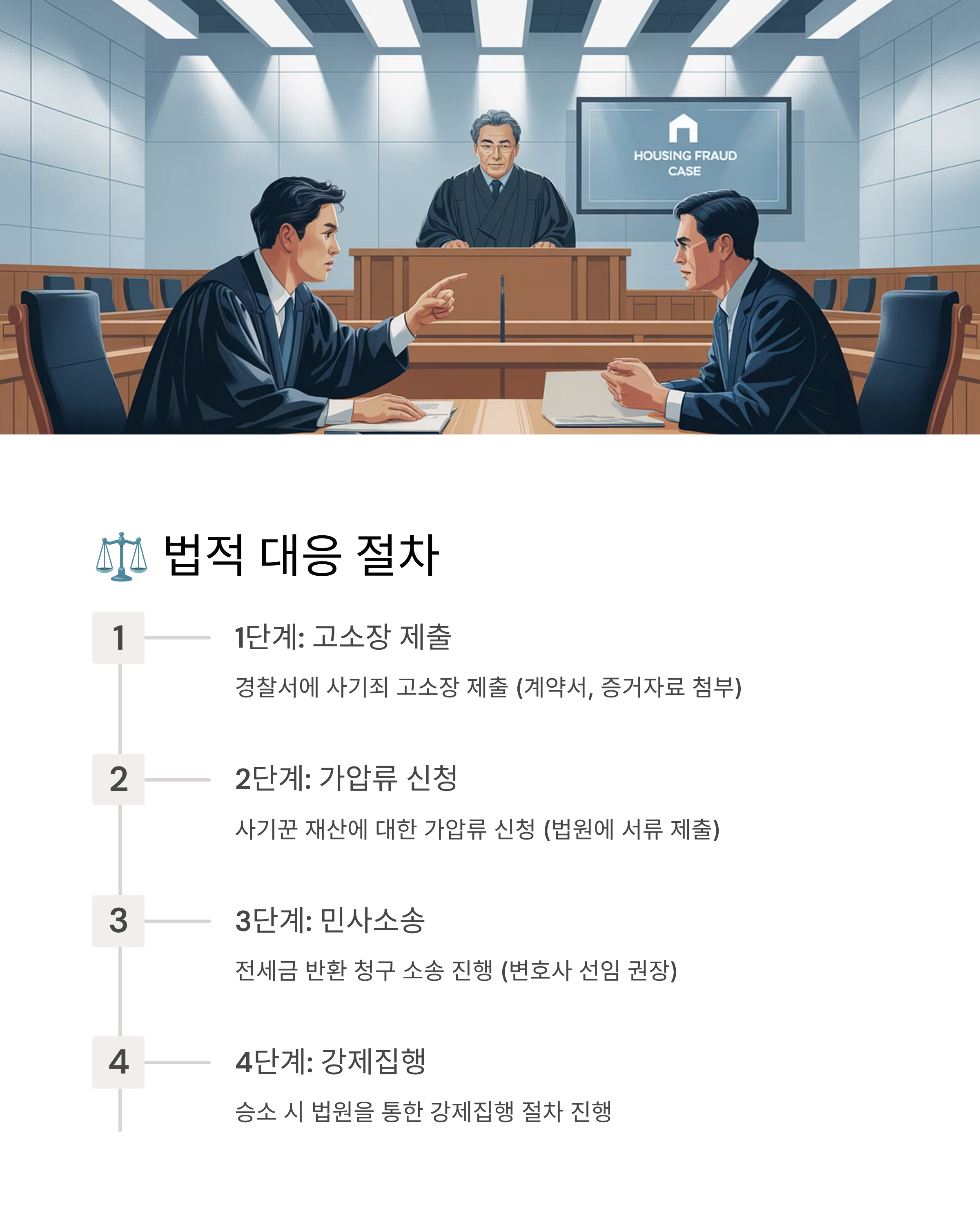 법적 대응 절차