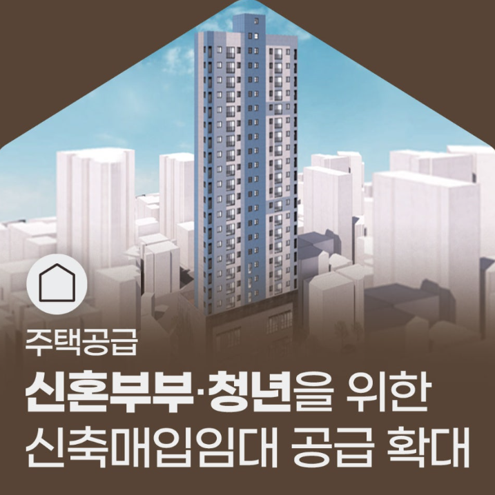주택공급 신혼부부 청년을 위한 신축매입임대 공급