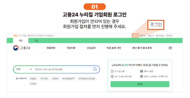 청년 일자리 도약 장려금 신청방법