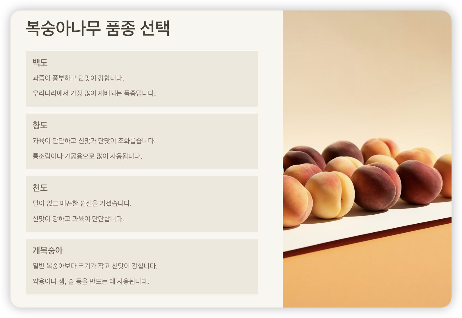 복숭아