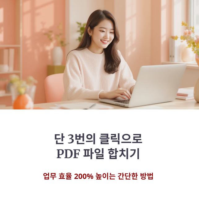 클릭 3번으로 여러 PDF 파일 하나로 합치기 (업무 효율 200% 높이는 팁)