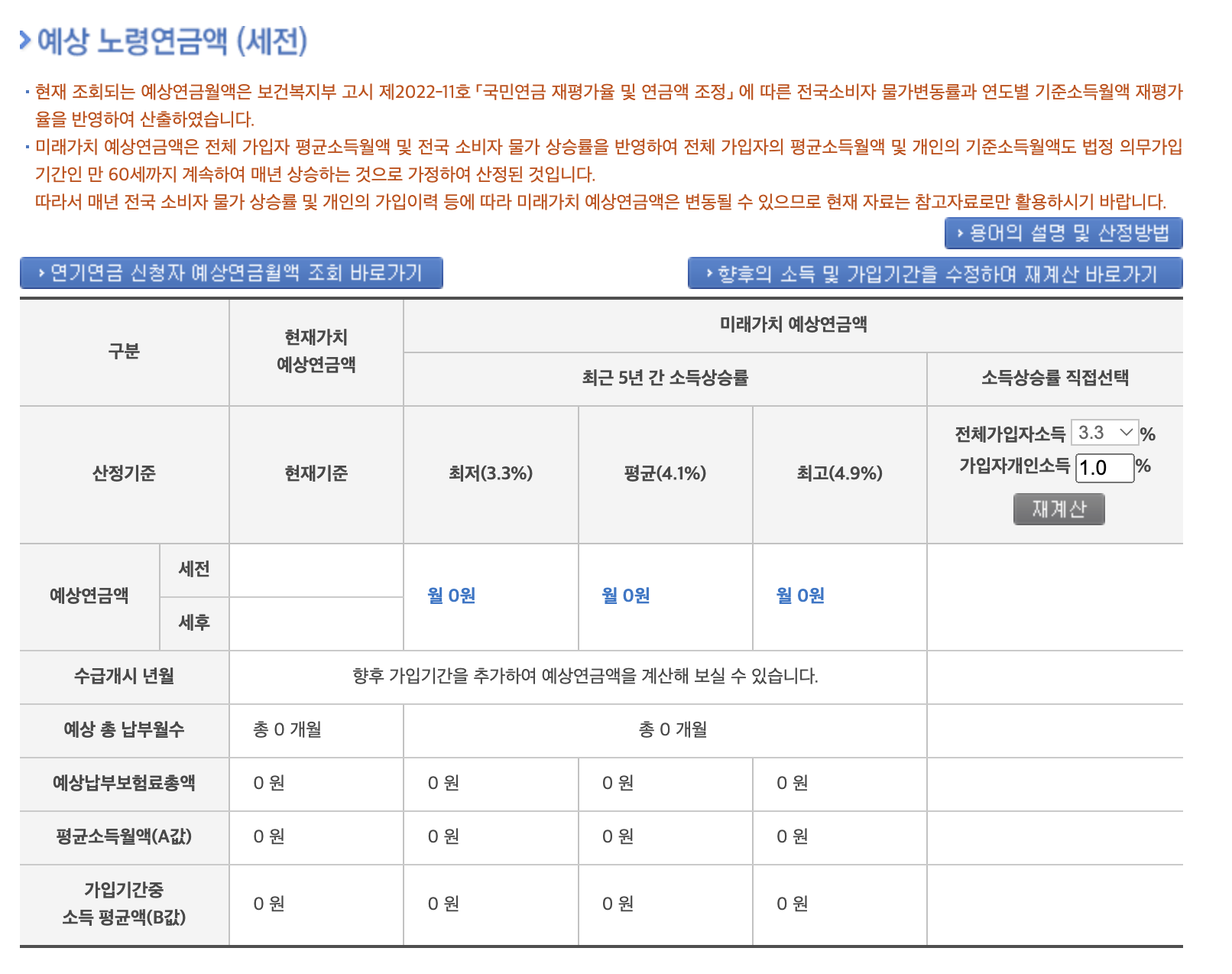 국민연금 노령연금 수령액