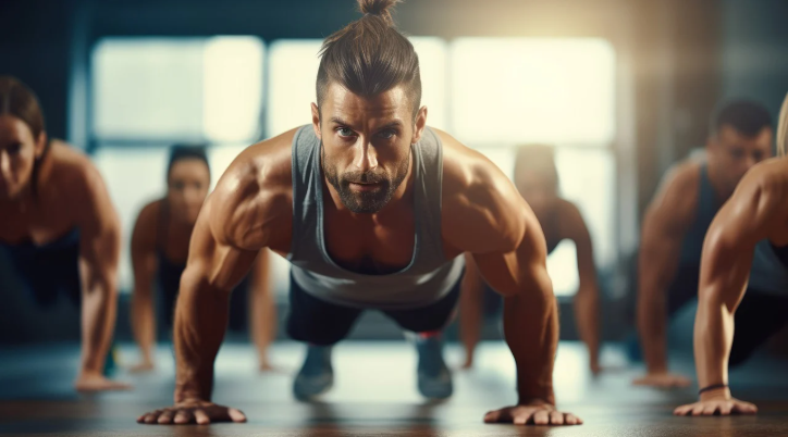 운동하는 이미지