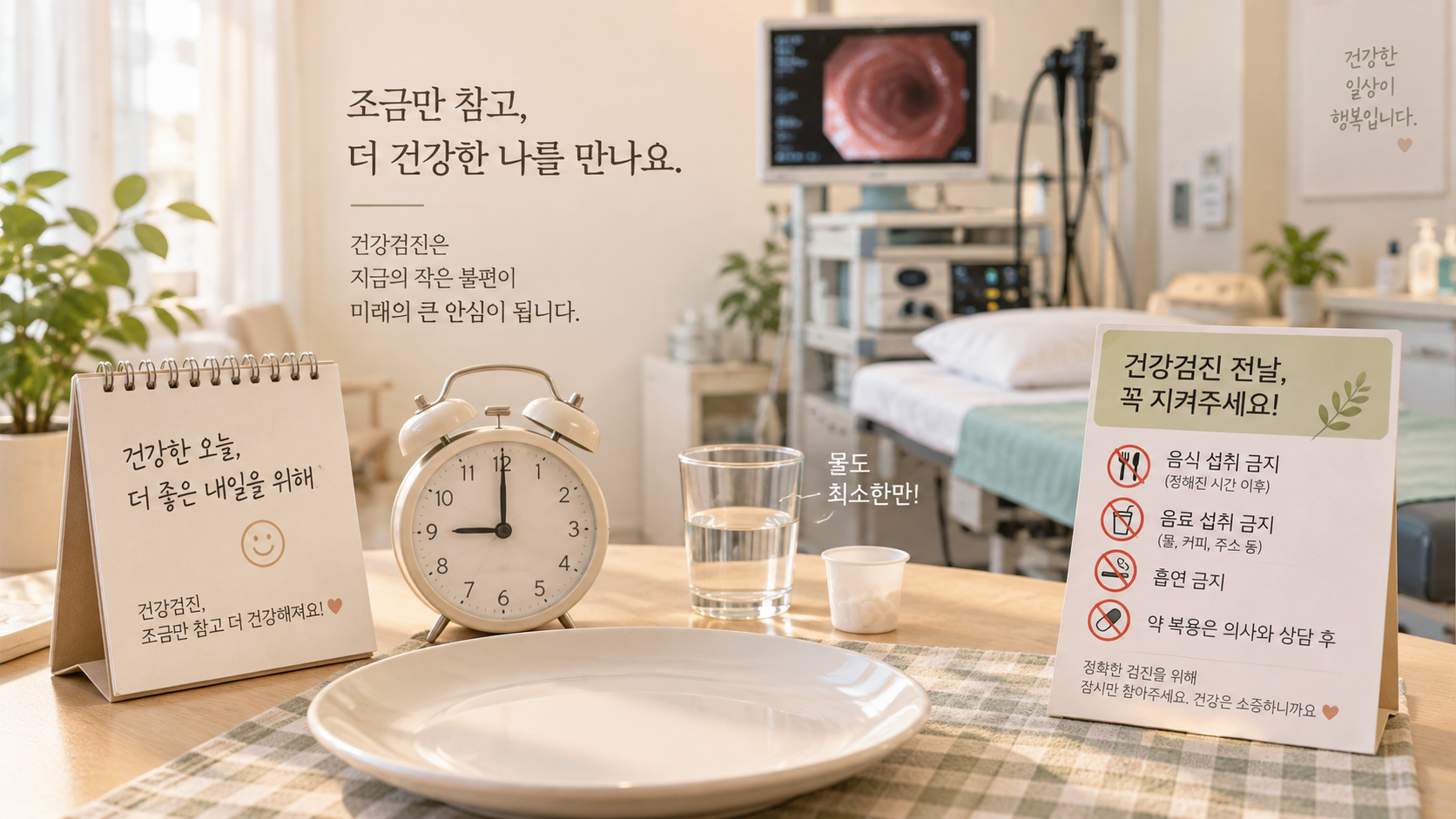 위내시경 금식 꼼꼼하게
