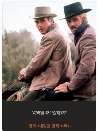 내일을 향해 쏴라의 걸출한 두 배우