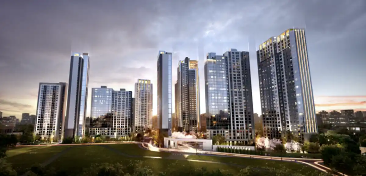 호계온천주변지구-아크로베스티뉴-1011세대-아파트-투시도