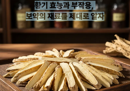황기 효능과 부작용, 보약의 재료를 제대로 알자