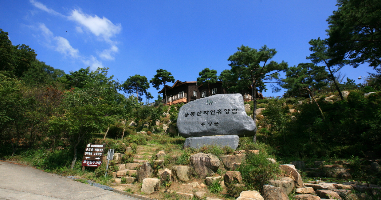 용봉산 전경